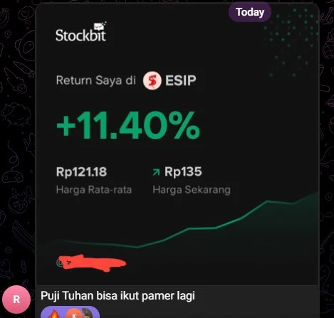Member testimonial screenshot