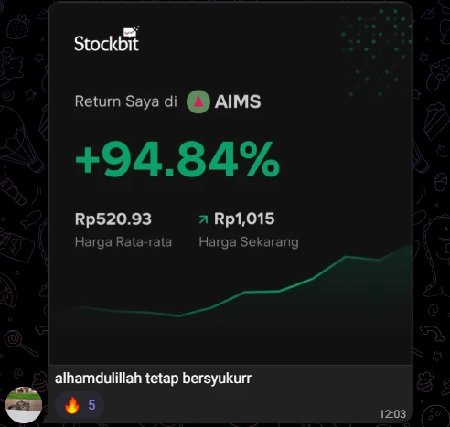 Member testimonial screenshot
