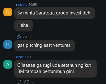 Member testimonial screenshot