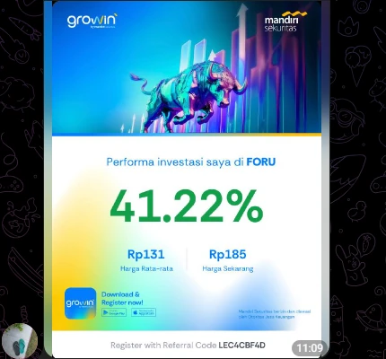 Member testimonial screenshot