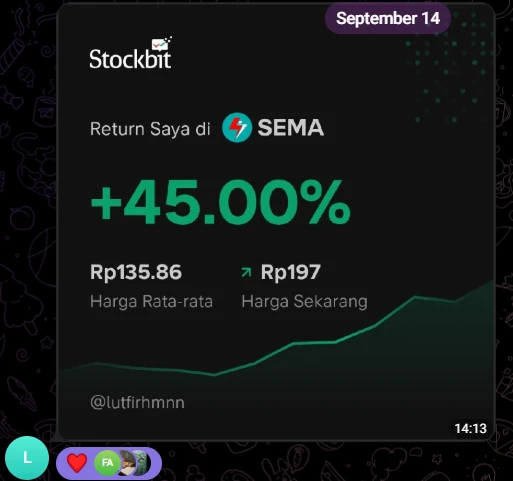 Member testimonial screenshot