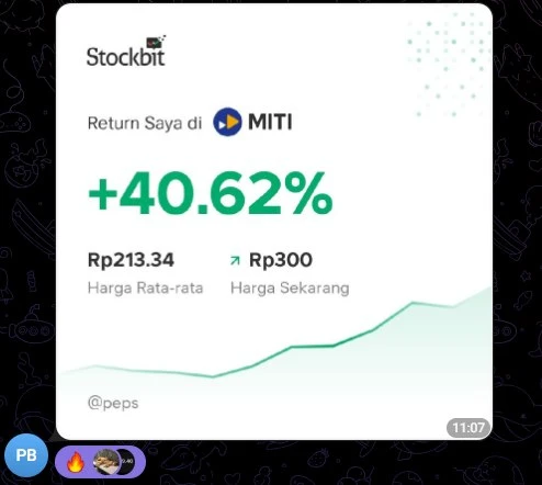 Member testimonial screenshot