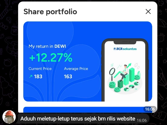 Member testimonial screenshot