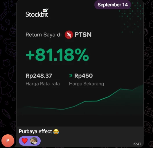 Member testimonial screenshot